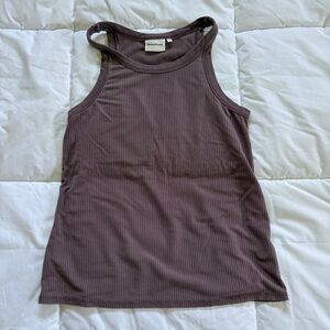Brown Ribbed Richer Poorer Tank